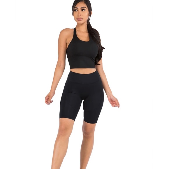 2pc Activewear biker shorts set - Picture 1 of 4